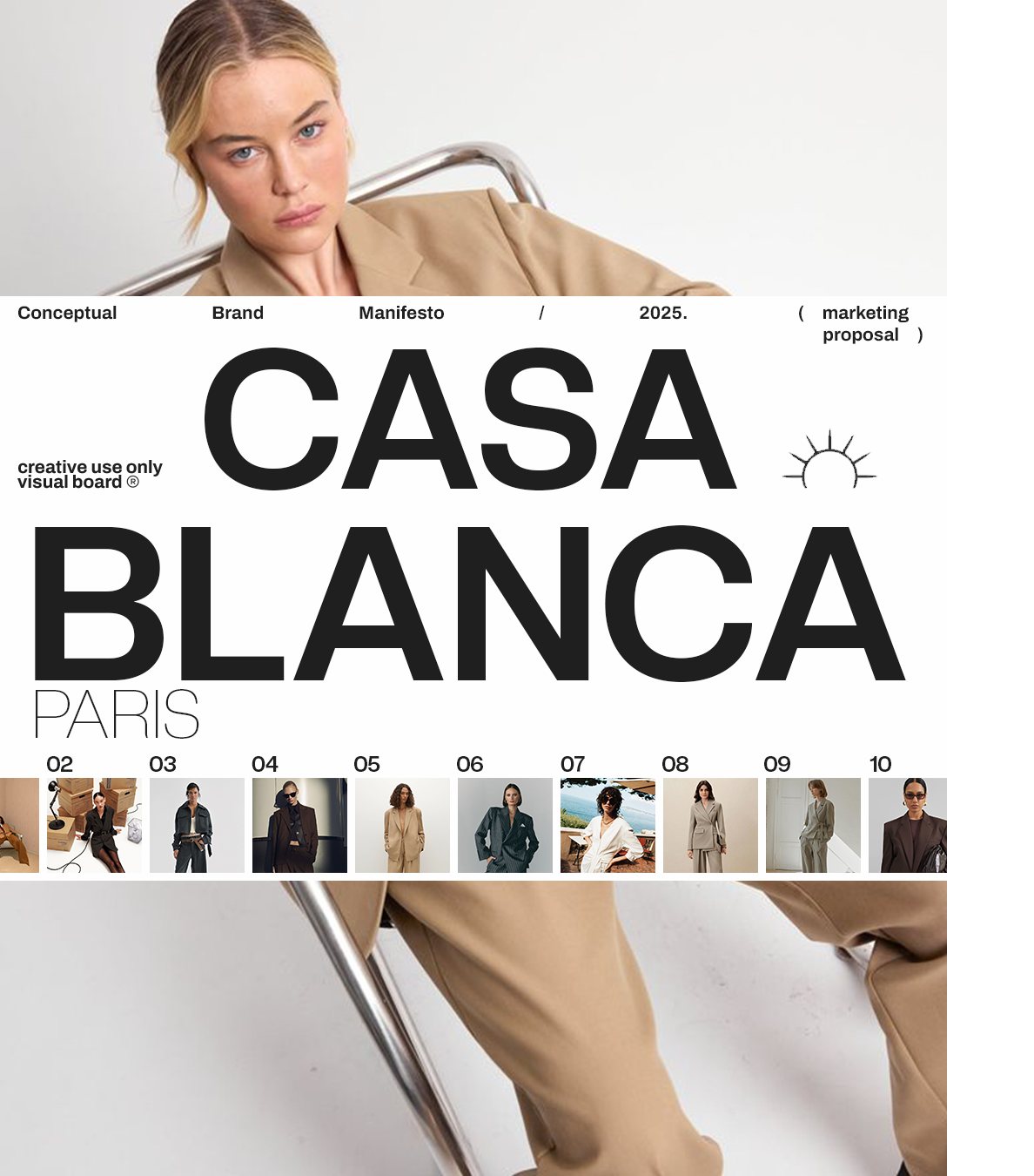Casa Blanca Paris — Caso de estudio · Concepto de marca