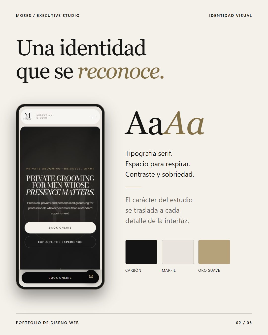 Moses Executive Studio — presencia