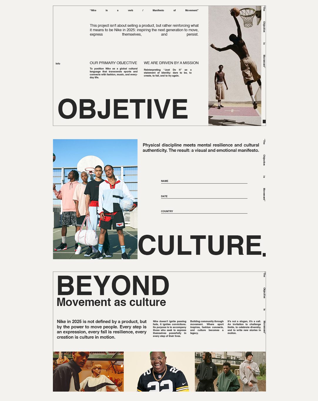 Nike Study — manifiesto